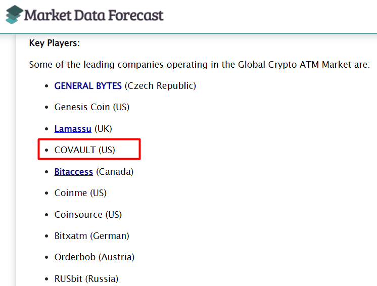 Covault on Market data forecast